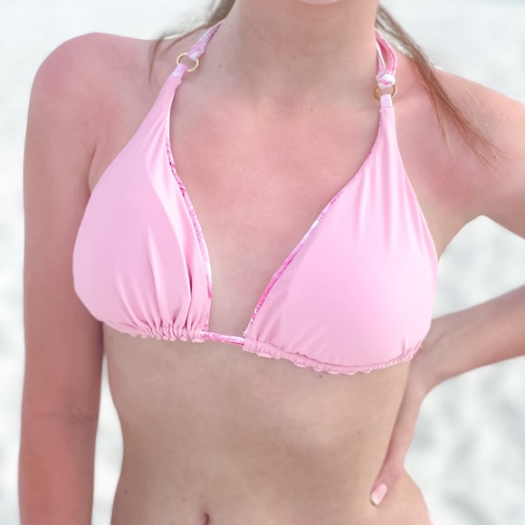 Pink Palms Reversible Bikini - Picture 9 of 13